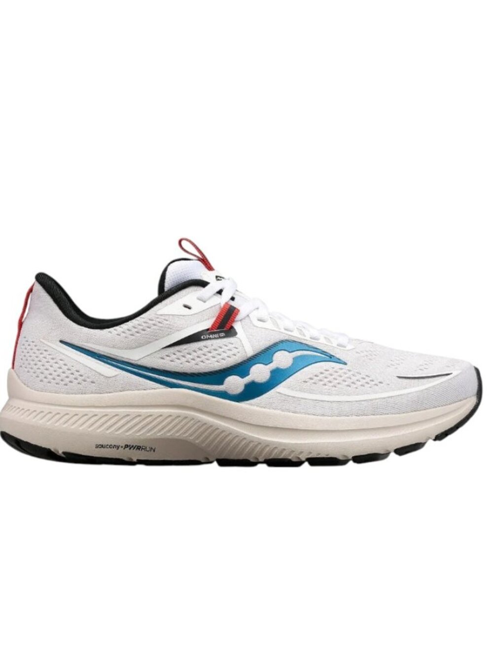 Saucony Women's White Sand Omni 21 Mesh Athletic Running Shoes Size 6